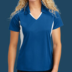 Ladies Side Blocked Micropique Sport Wick ® Polo