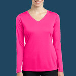 Ladies Long Sleeve PosiCharge ® Competitor V Neck Tee
