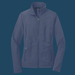 Ladies Shaded Crosshatch Soft Shell Jacket