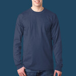 Adult Long-Sleeve Tee with Pocket
