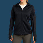 Ladies Tech Fleece Full Zip Hooded Jacket