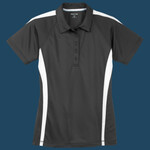 Ladies PosiCharge ® Micro Mesh Colorblock Polo