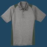 Heather Colorblock Contender Polo