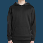 Youth Sport Wick ® Fleece Colorblock Hooded Pullover