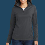 Ladies Pinpoint Mesh 1/2 Zip
