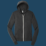 Unisex Triblend Full Zip Lightweight Hoodie