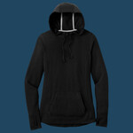 Ladies PosiCharge ® Tri Blend Wicking Fleece Hooded Pullover