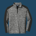 Youth PosiCharge ® Electric Heather Colorblock 1/4 Zip Pullover