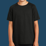 Youth PosiCharge ® Tri Blend Wicking Raglan Tee