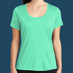 Ladies Posi UV ® Pro Scoop Neck Tee