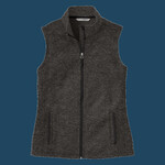 Ladies Sweater Fleece Vest