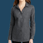 Ladies Pincheck Easy Care Shirt