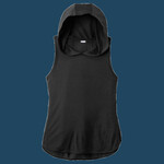 Ladies PosiCharge ® Tri Blend Wicking Draft Hoodie Tank