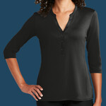 Ladies UV Choice Pique Henley