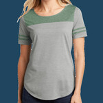 Ladies PosiCharge ® Tri Blend Wicking Fan Tee