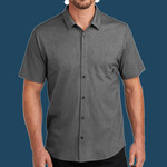 Extend Short Sleeve Button Up