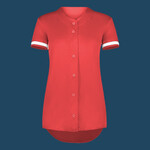 Ladies Cutter+ Full Button Softball Jersey