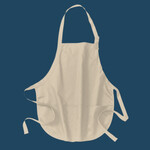 Medium Length Apron with Pouch Pockets