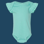 Infant Flutter Sleeve Baby Rib Bodysuit
