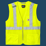 Ansi Class 2 Mesh Zip Front Vest