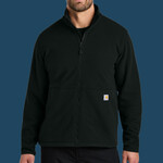 Textured Full Zip Fleece Jacket