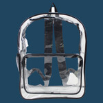 Large 17" Heavy Duty Clear Backpack