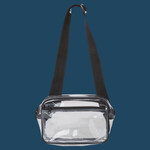 Clear Stadium 2-Pocket Fanny Pack/Crossbody Bag