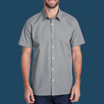Men's Microcheck Gingham Cotton Shirt