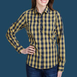 Women's Mulligan Check Cotton Dress Shirt