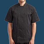 Unisex Short Sleeve Recycled Chef Coat