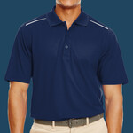 Men's Radiant Performance Piqué Polo with Reflective Piping