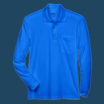 Men's Pinnacle Performance Long Sleeve Piqué Polo with Pocket