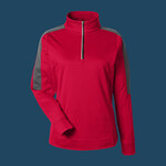 Women's Market Snag Protect Mesh Colorblock Quarter-Zip Pullover