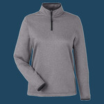 Women's Venture Heathered Stripe Quarter-Zip Pullover