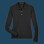 Women's Pima Piqué Long Sleeve Polo