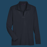 Women's CrownLux Performance® Plaited Long Sleeve Polo