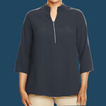 Women's Perfect Fit™  Three-Quarter Sleeve Crepe Tunic