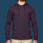 Unisex Eco Jersey Pullover Hooded Long Sleeve T-Shirt