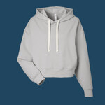 Women's Vintage Oversized Cropped Hooded Sweatshirt