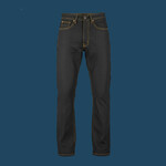 Unisex Raw Denim Straight-Leg Jean Pants
