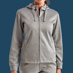 Women's Spun Dyed Full-Zip Hooded Sweatshirt