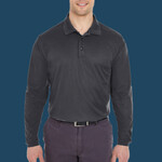 Men's Cool & Dry Long Sleeve Mesh Piqué Polo