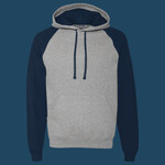 Unisex NuBlend ® Colorblock Raglan Hoodie Sweatshirt