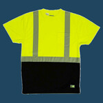 Men's Hi-Vis Class 2 Color Blocked Pocket T-Shirt