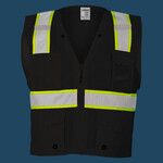 Unisex EV Series® Enhanced Visibility Multi-Pocket Mesh Vest