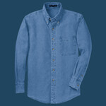 Tall Long Sleeve Denim Shirt