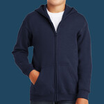 Youth Heavy Blend Full Zip Hooded Sweatshirt