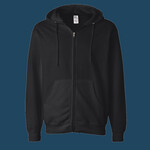 Unisex Midweight Full-Zip Hooded Sweatshirt