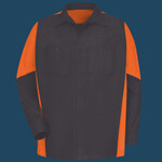 Men's Long Sleeve Automotive Crew Shirt
