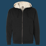 Men's Sherpa-Lined Full-Zip Hooded Sweatshirt